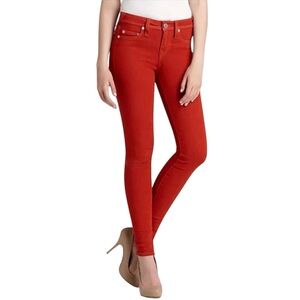 True Religion Halle Skinny Jeans - Phantom Collection - Tomato Red